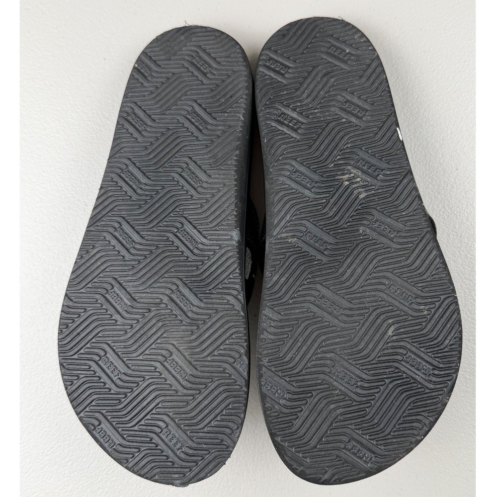 Reef The Ripper Mens Flip Flops Black Grey Thong Sandals Size 7 G-22 FYC - Picture 7 of 7